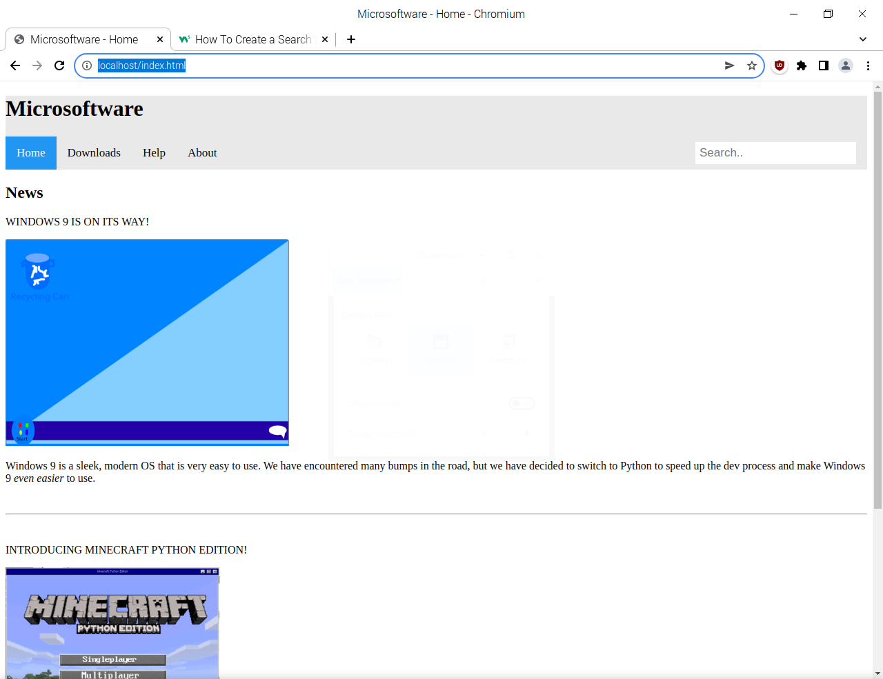 New website
